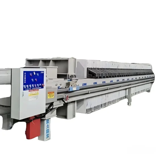 Robust Industrial Plate and Frame Sand Filter Press